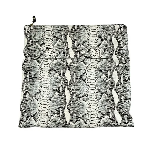 BLAIR RITCHEY Foldover Snakeskin Clutch - Picture 3 of 7